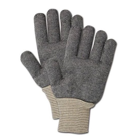 Magid Machine Knit Gloves, Gray, M, 12 PK GT955RM